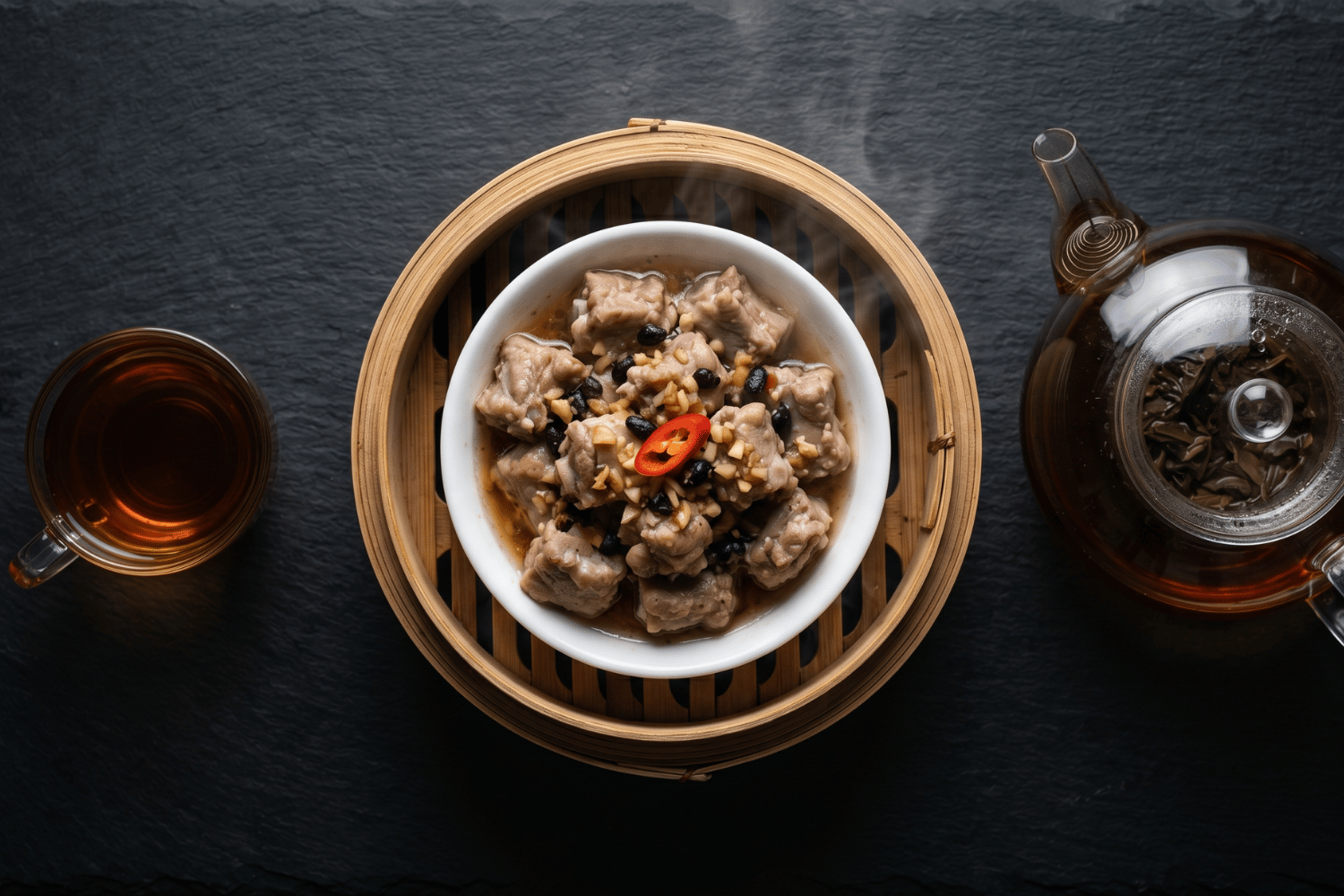 Steamed Spareribs with Fermented Black Beans