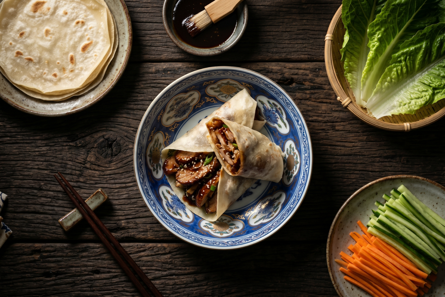 Hoisin Pork Wrap